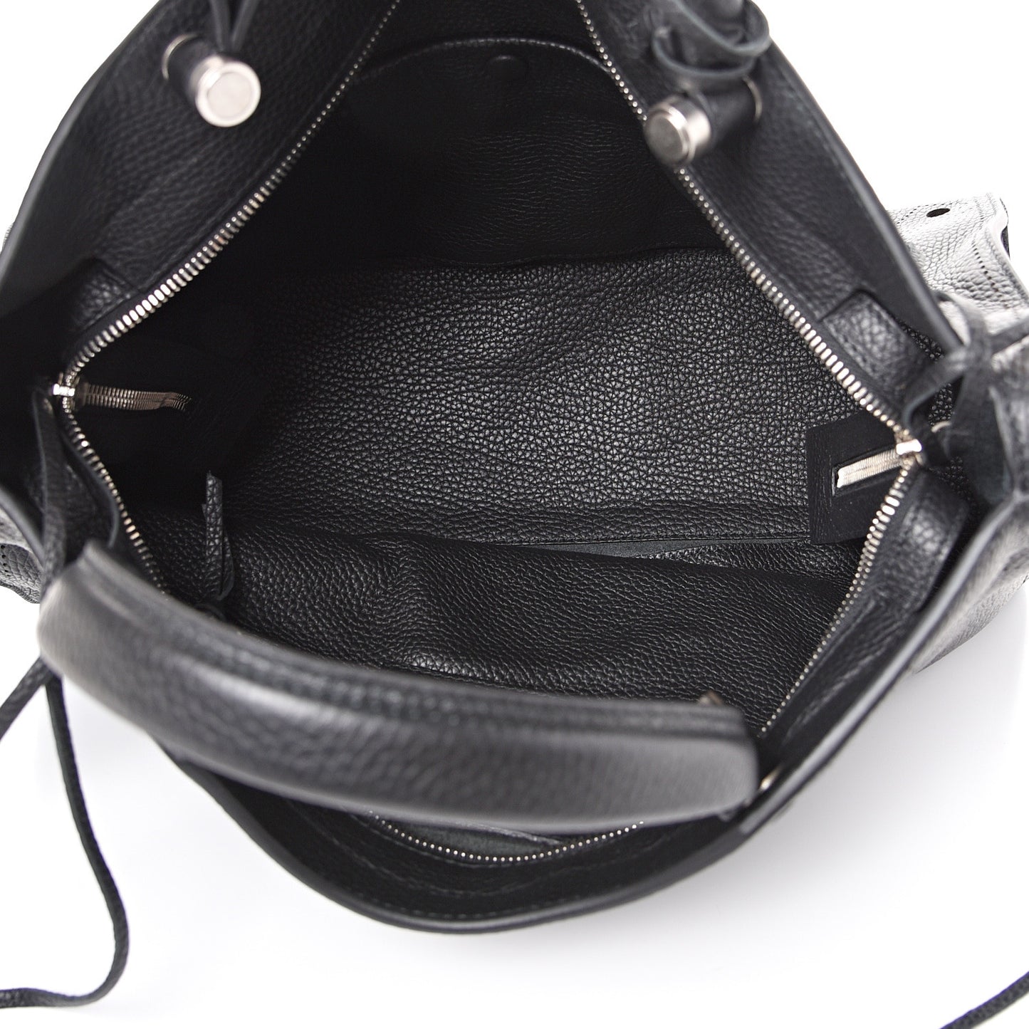 Veau Grana Perforated Blackout Hardware City Black