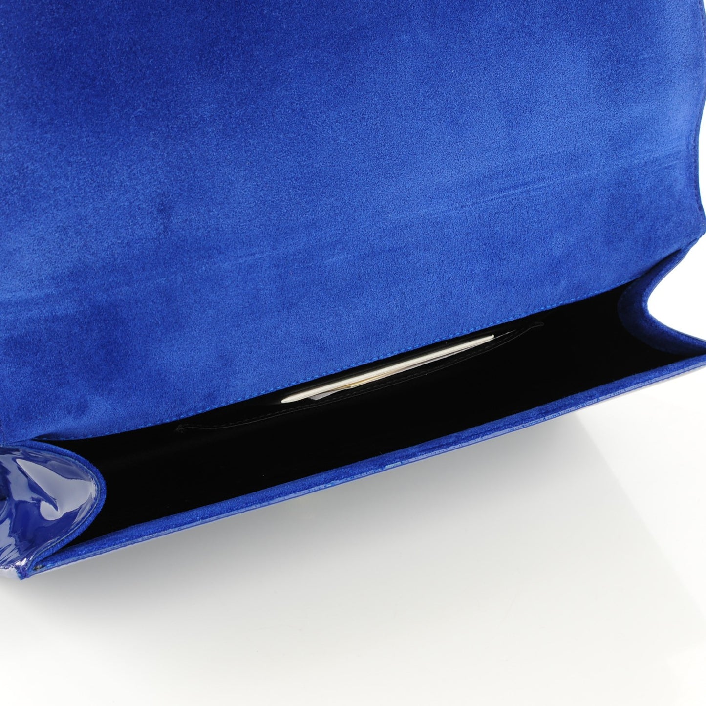 Patent Large Belle De Jour Clutch Royal Blue