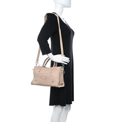 Balenciaga Veau Grana Perforated Blackout Hardware S City Beige Poudre 2 of 11