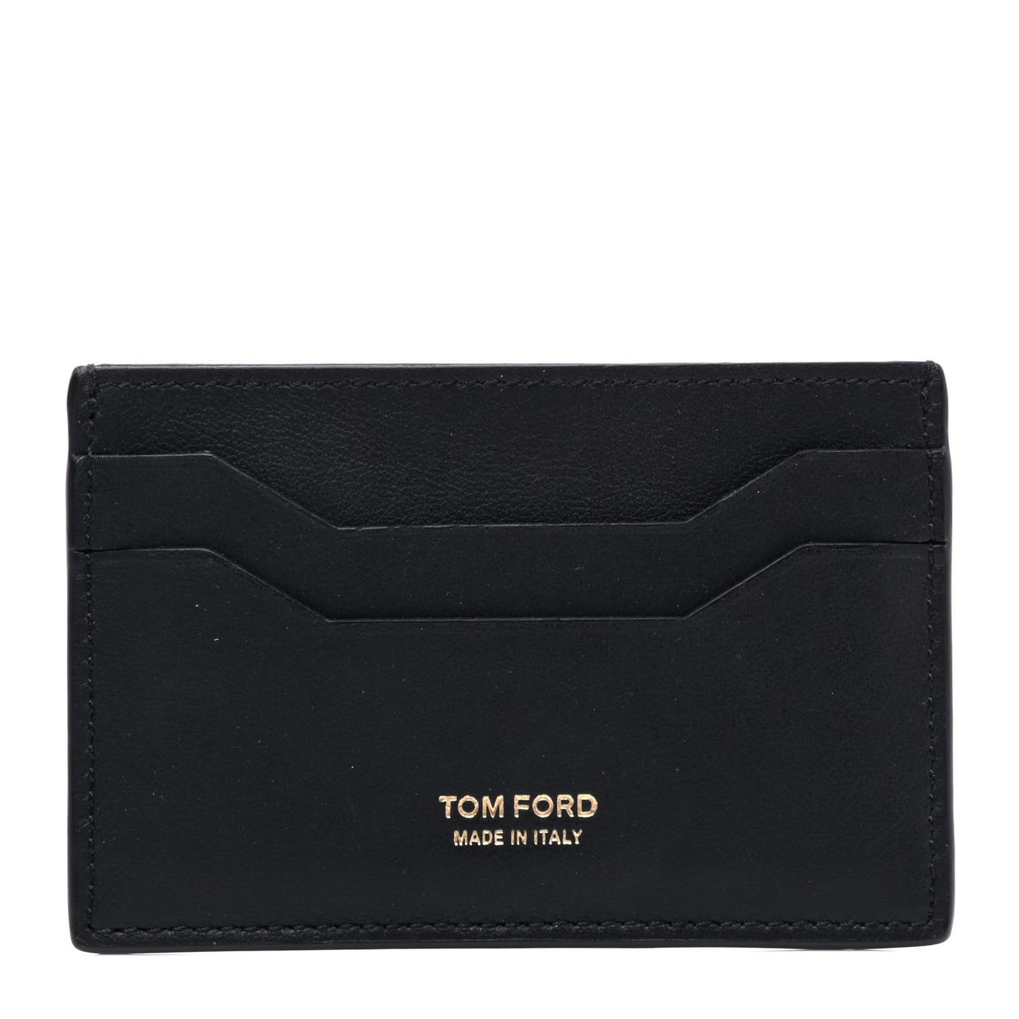 Calfskin Card Holder Black