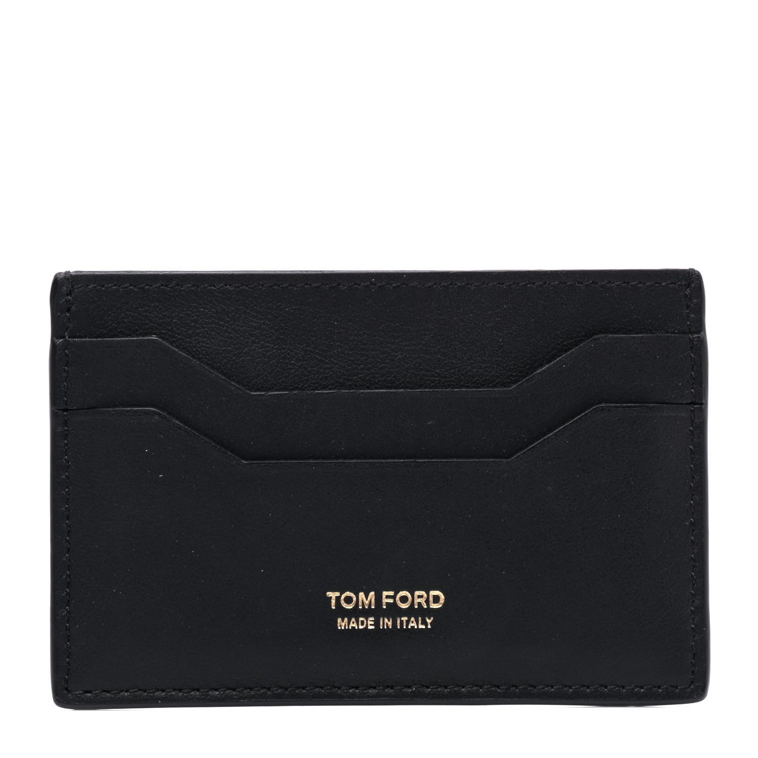 Tom Ford Calfskin Card Holder Black 1 of 4