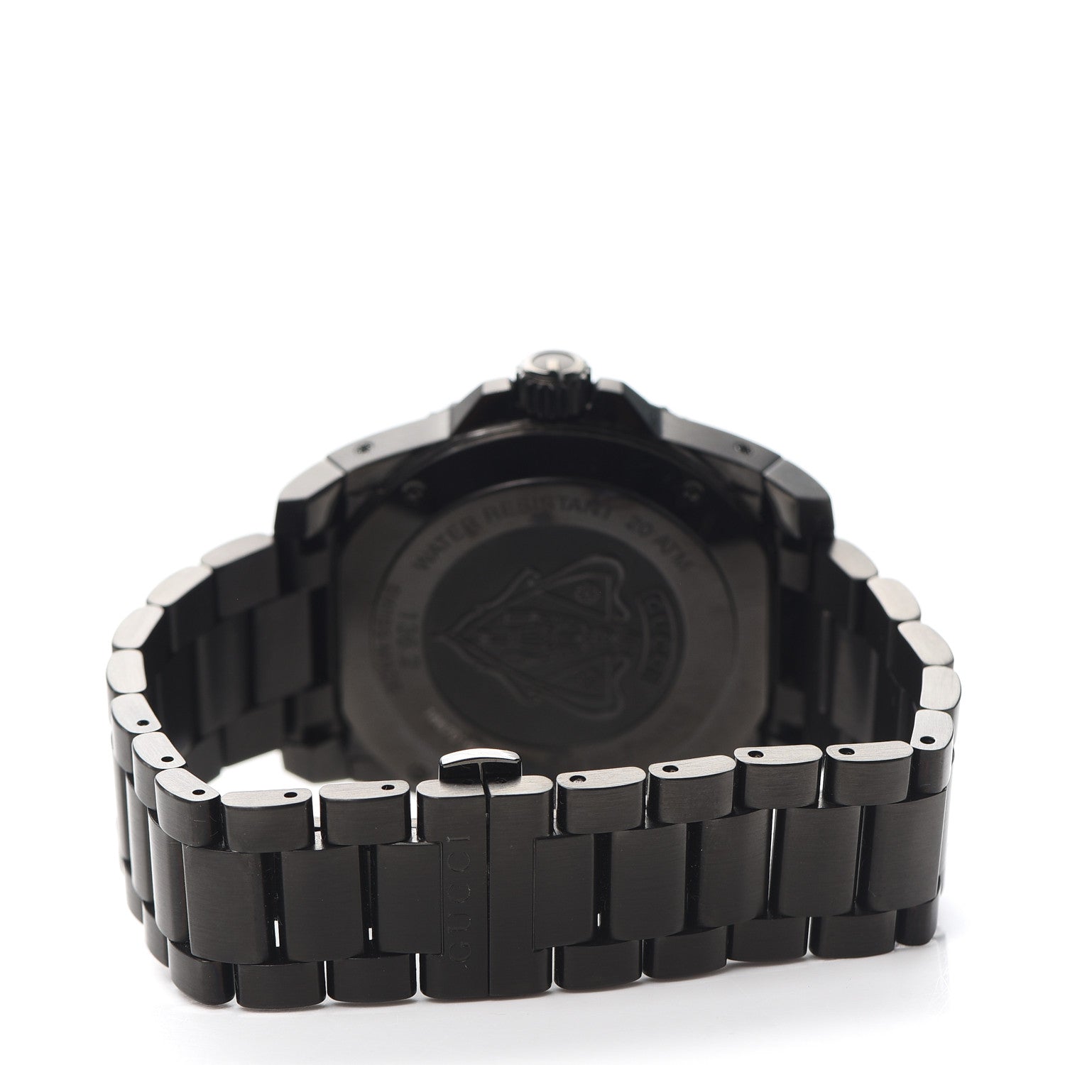 Gucci PVD Stainless Steel 45mm Dive Quartz Watch Black 3 of 5