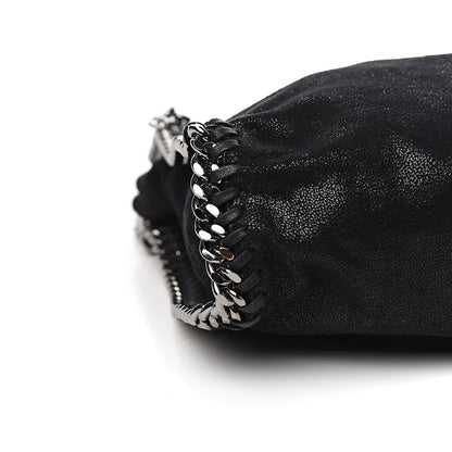 Stella McCartney Shaggy Deer Falabella Fold Over Tote Black 7 of 8