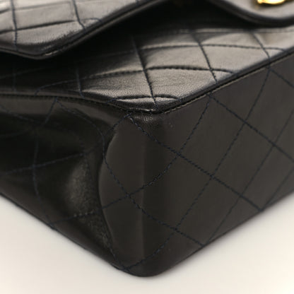 Chanel Lambskin Quilted Medium Double Flap Black 8 of 9