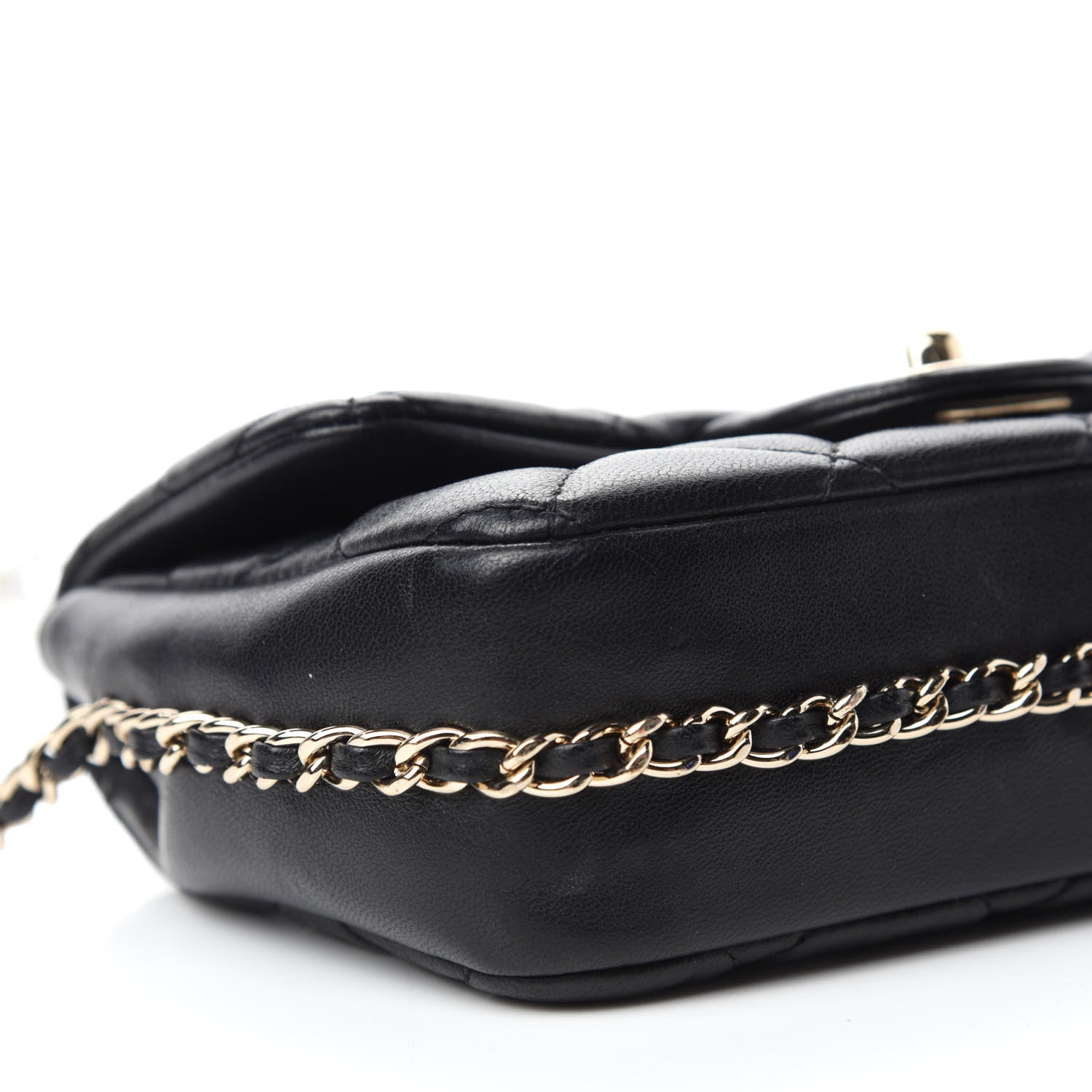 Chanel Lambskin Quilted Mini My Precious Flap Black 6 of 12