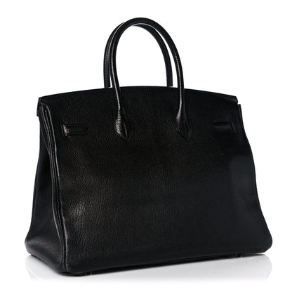 Hermes Chevre de Coromandel Birkin 35 Black 3 of 28