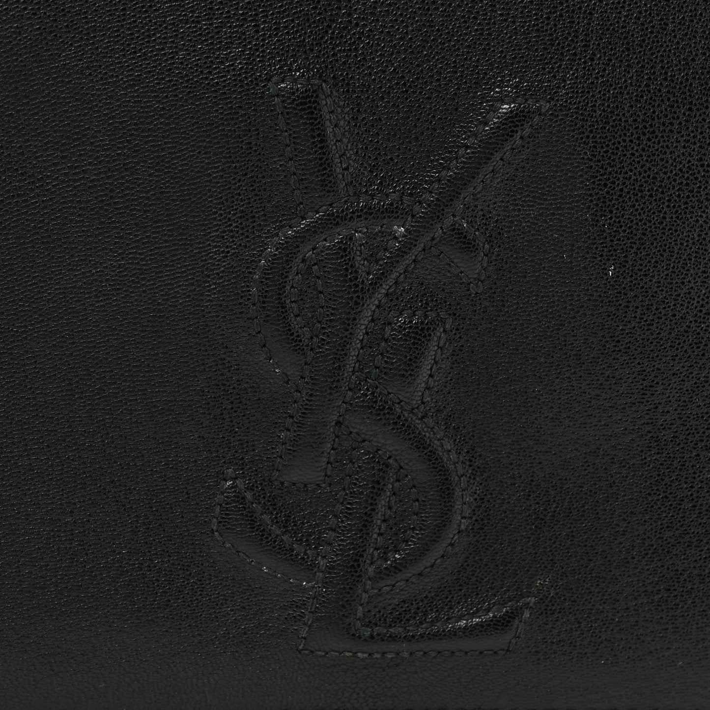 Calfskin Monogram Large Belle De Jour Clutch Black