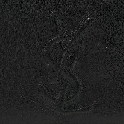 Saint Laurent Calfskin Monogram Large Belle De Jour Clutch Black 6 of 14