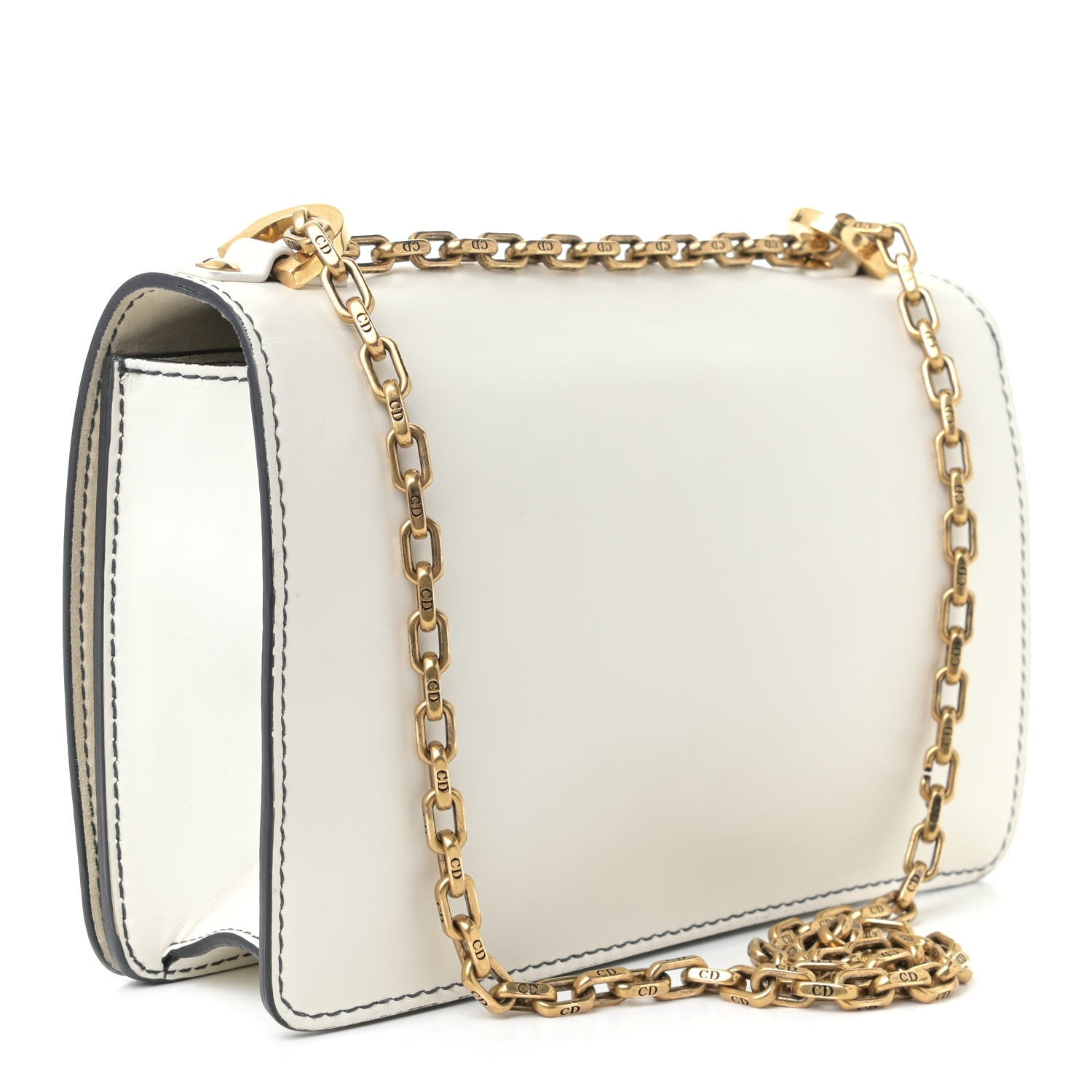 Christian Dior Calfskin J'Adior Chain Flap Bag Off White 2 of 7