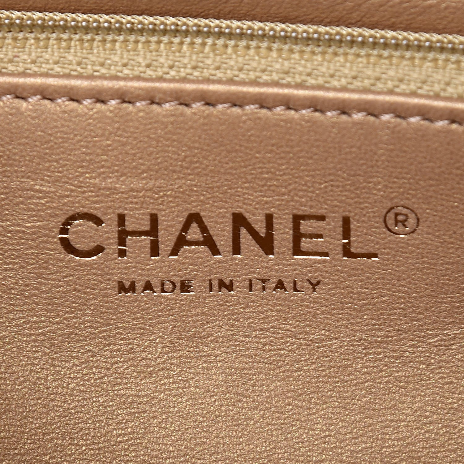 Chanel Lambskin Quilted Small Chic Pearls Flap Beige 6 of 10