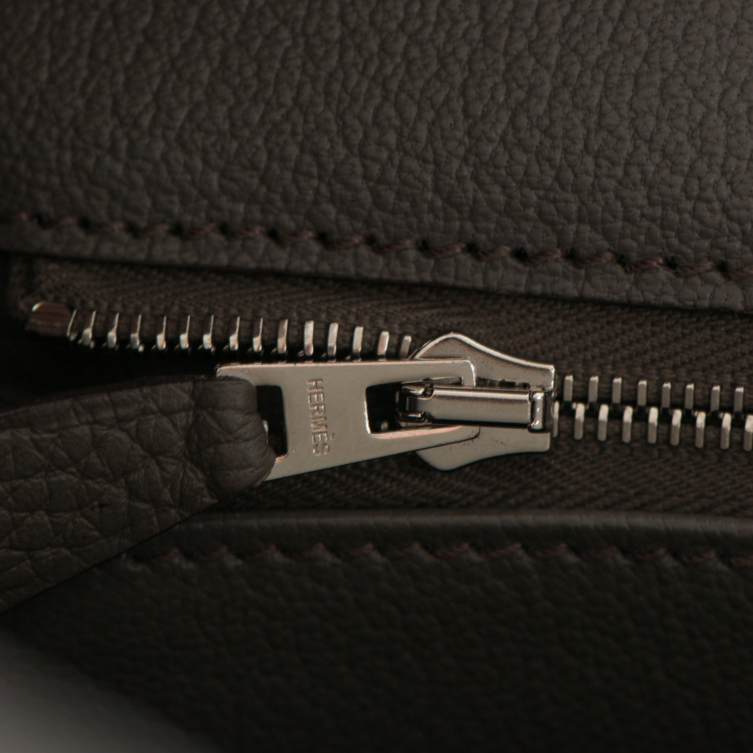 Hermes Taurillon Clemence Birkin 40 Etain 15 of 26