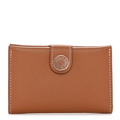 Hermes Evercolor RMS Card Holder Gold 1 of 9