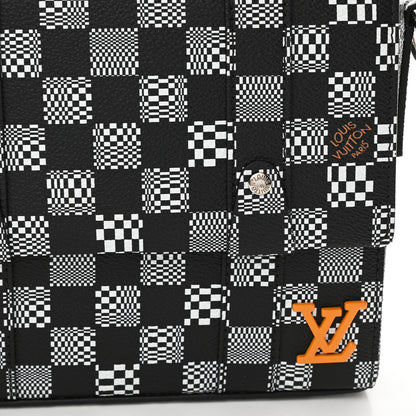 Louis Vuitton Damier Distorted Flap Soft Trunk Messenger 8 of 10