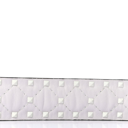 Valentino Garavani Lambskin Free Rockstud Spike Shoulder Strap Optic White 4 of 4