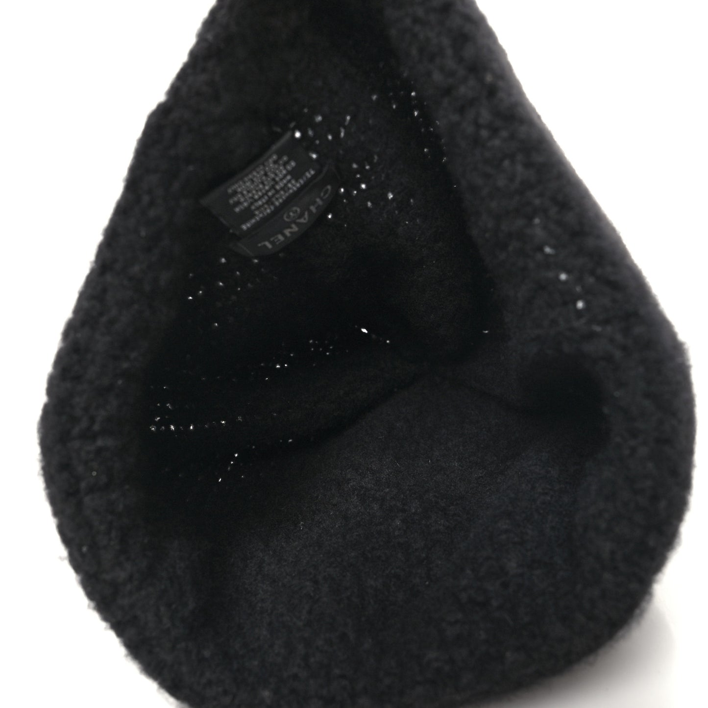 Cashmere Silk CC Beanie Hat Black