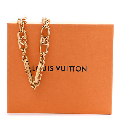 Louis Vuitton Metal My LV Chain Necklace Gold 7 of 7