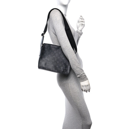 Louis Vuitton Monogram Eclipse District PM Black 2 of 11
