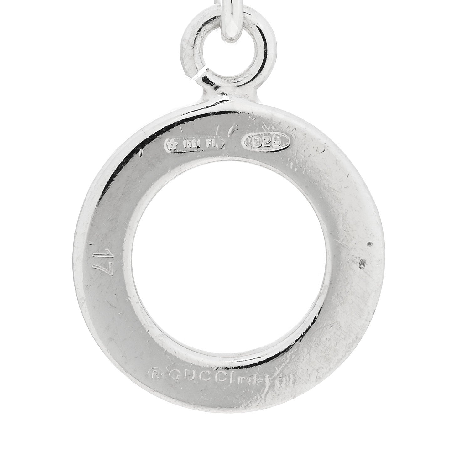Gucci Sterling Silver Boule Bead Charm Toggle Bracelet 3 of 4