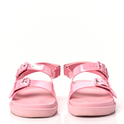 Gucci Rubber Mini Double G Womens Isla Dad Sandals 41 Wild Rose 2 of 9