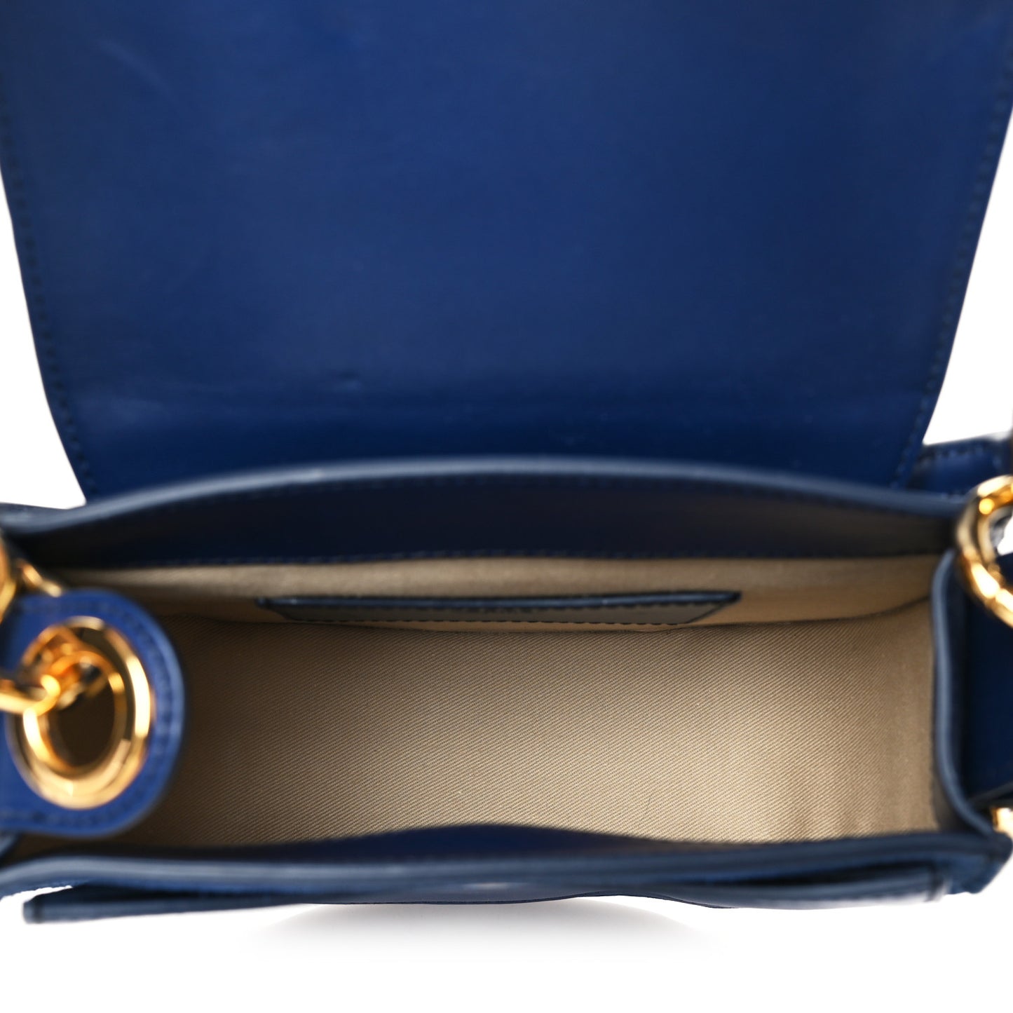 Calfskin Small Tess Bag Smoky Blue