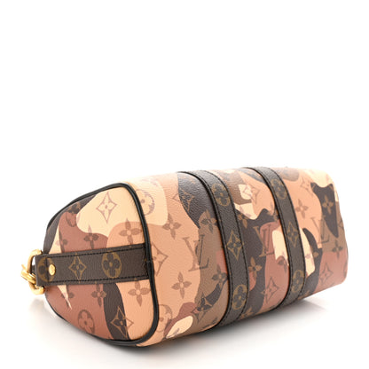 Louis Vuitton Monogram Portrait Keepall Bandouliere 25 Brown 4 of 9