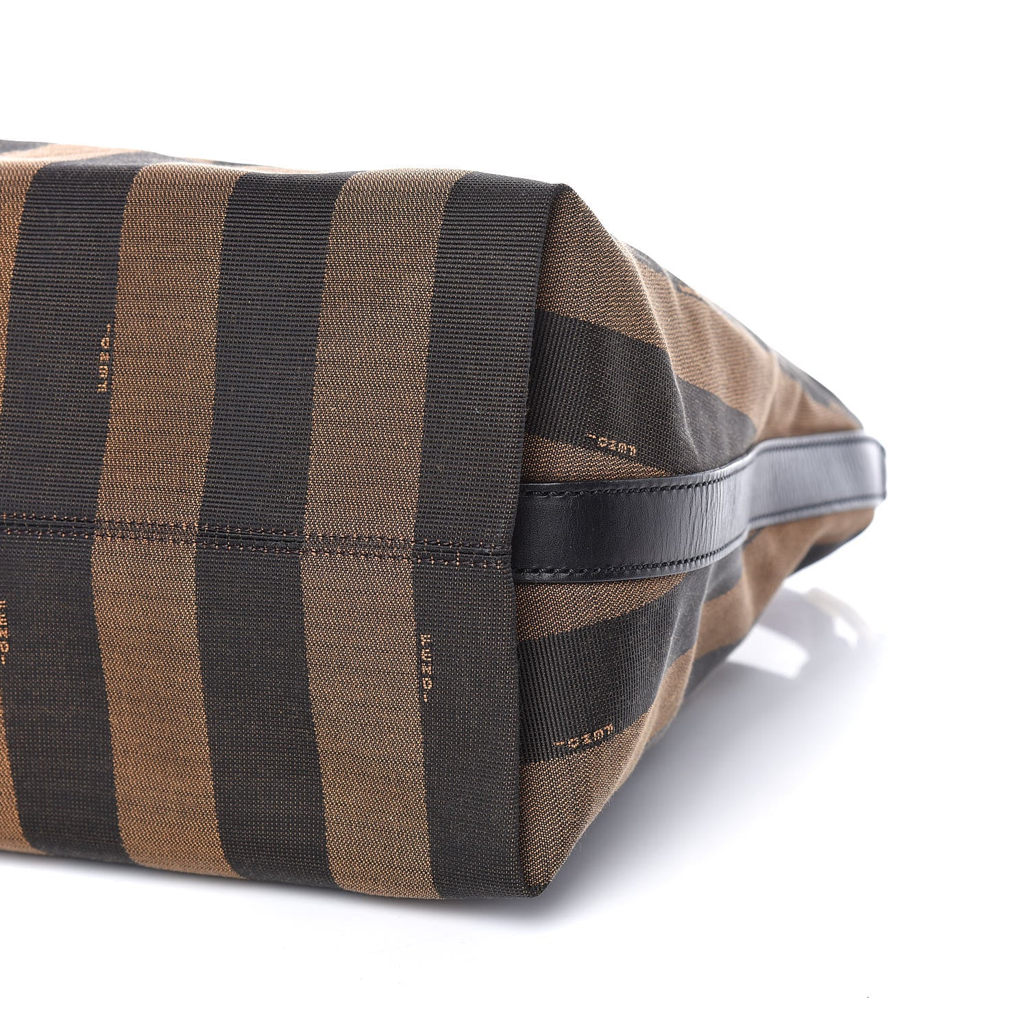 Fendi Pequin Cuoio Vegetale Large Hobo Tobacco Rosso Black 10 of 10