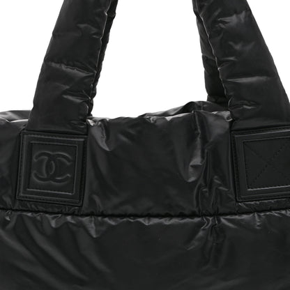 Chanel Nylon Quilted Large Coco Cocoon Reversible Tote Black 8 of 10