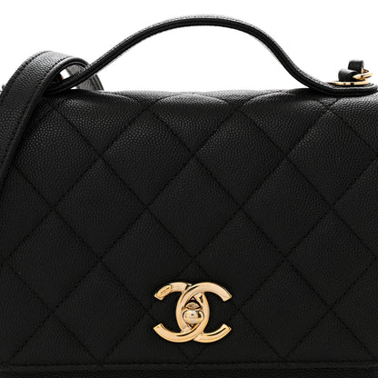 Chanel Caviar Quilted Medium Business Affinity Flap Black 3 of 11