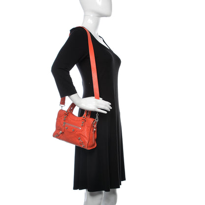 Balenciaga Agneau Giant 12 Silver Hardware Mini City Rose Corail 2 of 17