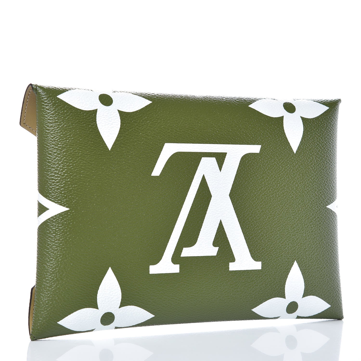 Louis Vuitton Monogram Giant Large Kirigami Pochette Kaki 3 of 8
