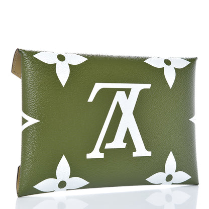 Louis Vuitton Monogram Giant Large Kirigami Pochette Kaki 3 of 8