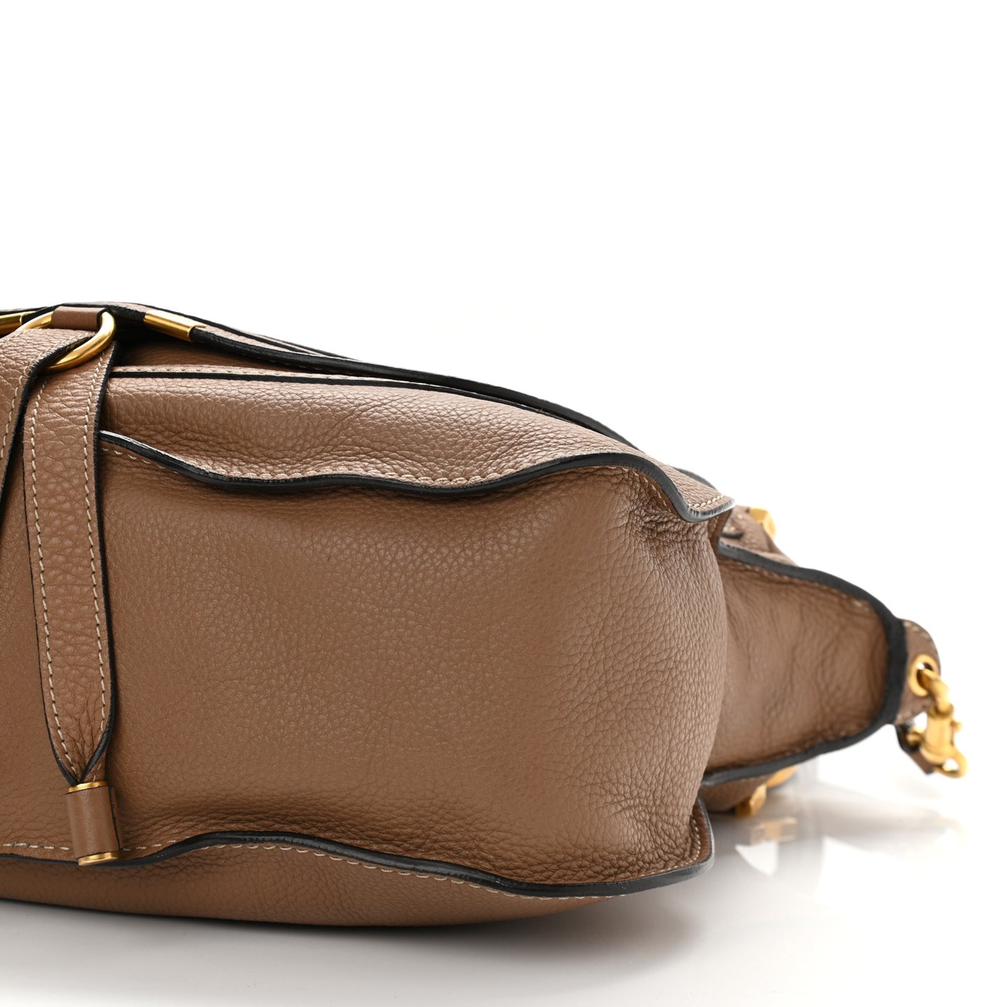 Calfskin Medium Marcie Satchel Nut
