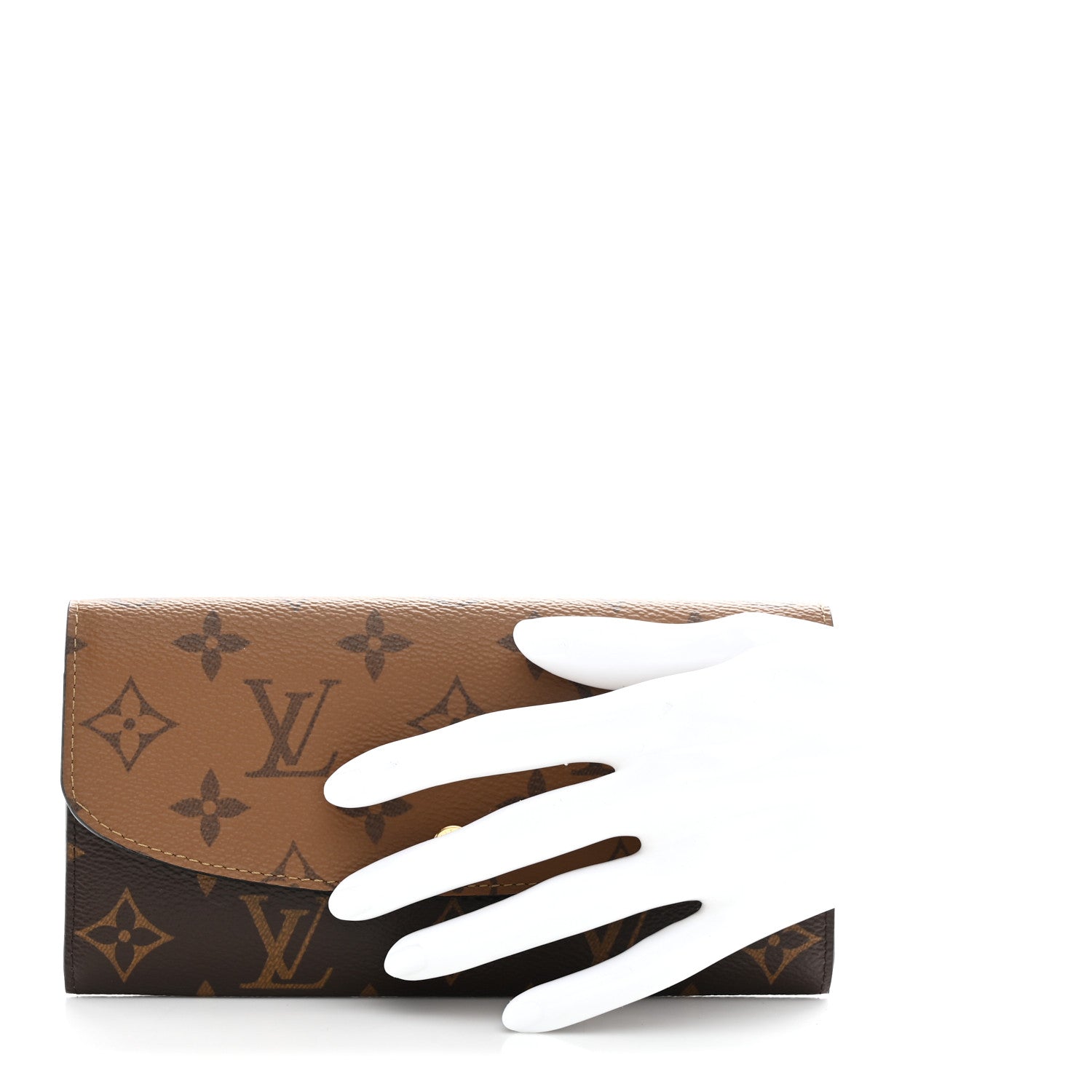 Louis Vuitton Reverse Monogram Emilie Wallet 2 of 7