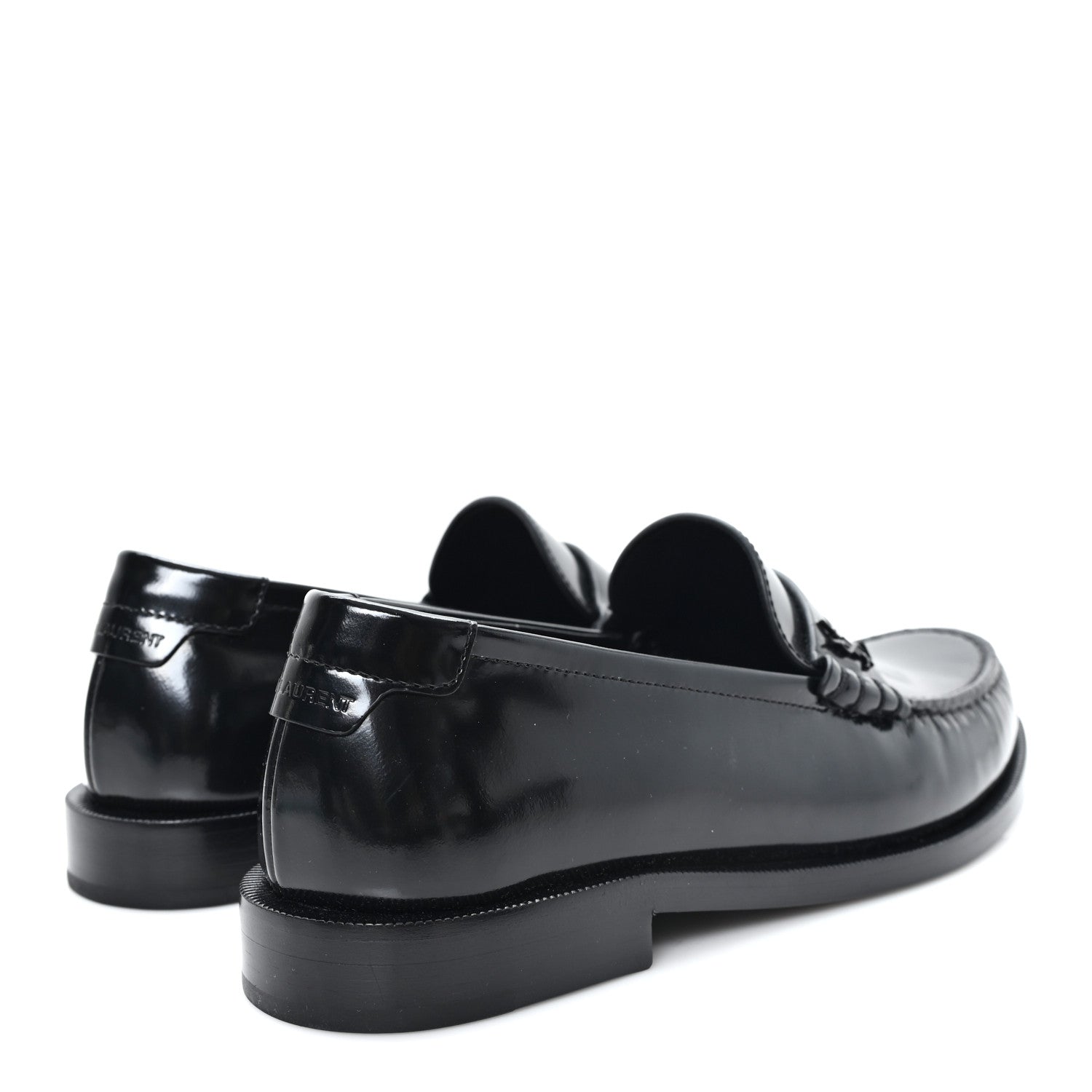Saint Laurent Magnum Lux Calfskin Le Loafer 15 Moccasins 37 Black 5 of 10