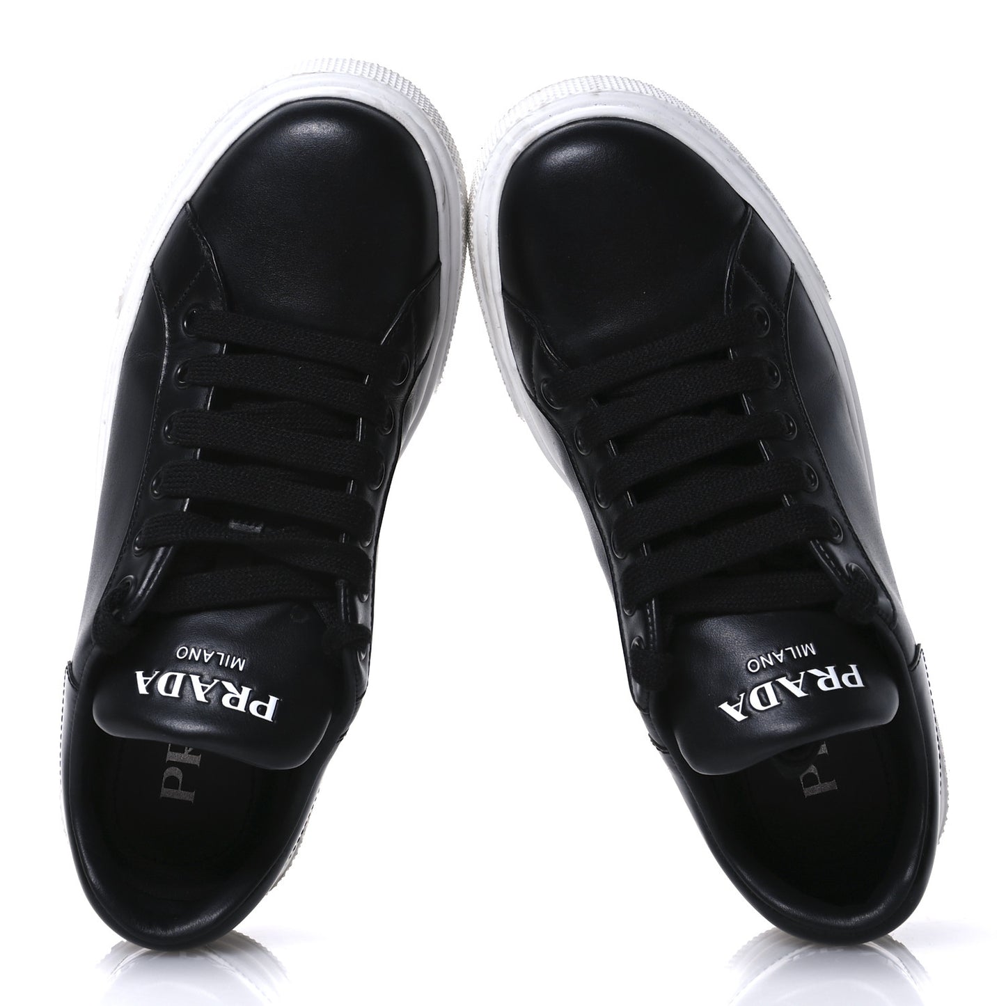 Vitello Soft Womens Low Top Sneakers 35 Black