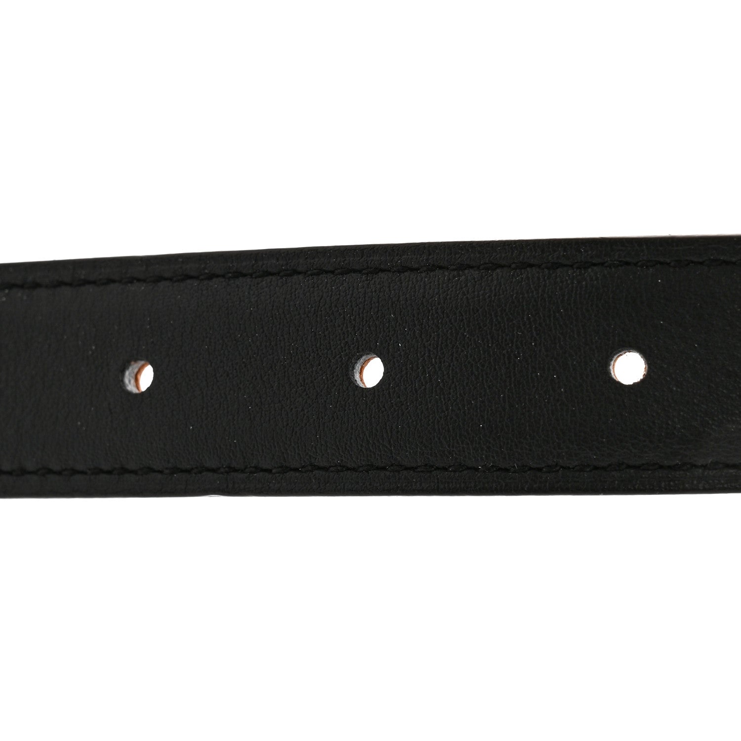 Hermes Epsom Swift 24mm Mini H Belt 85 34 Gold Black 4 of 6