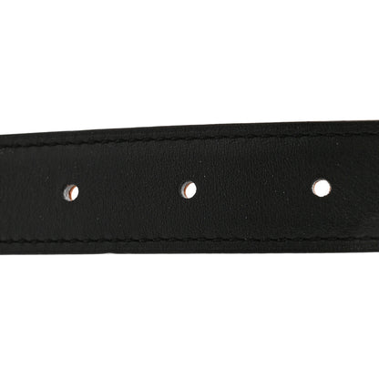 Hermes Epsom Swift 24mm Mini H Belt 85 34 Gold Black 4 of 6