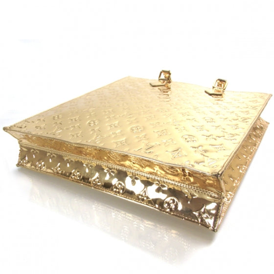 Monogram Miroir Sac Plat Gold