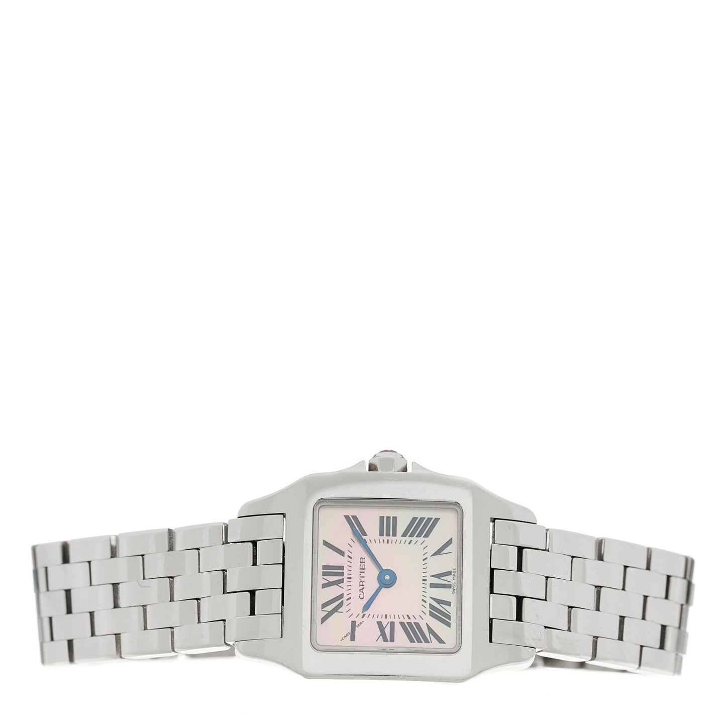 Stainless Steel 20mm Santos Demoiselle Quartz Watch