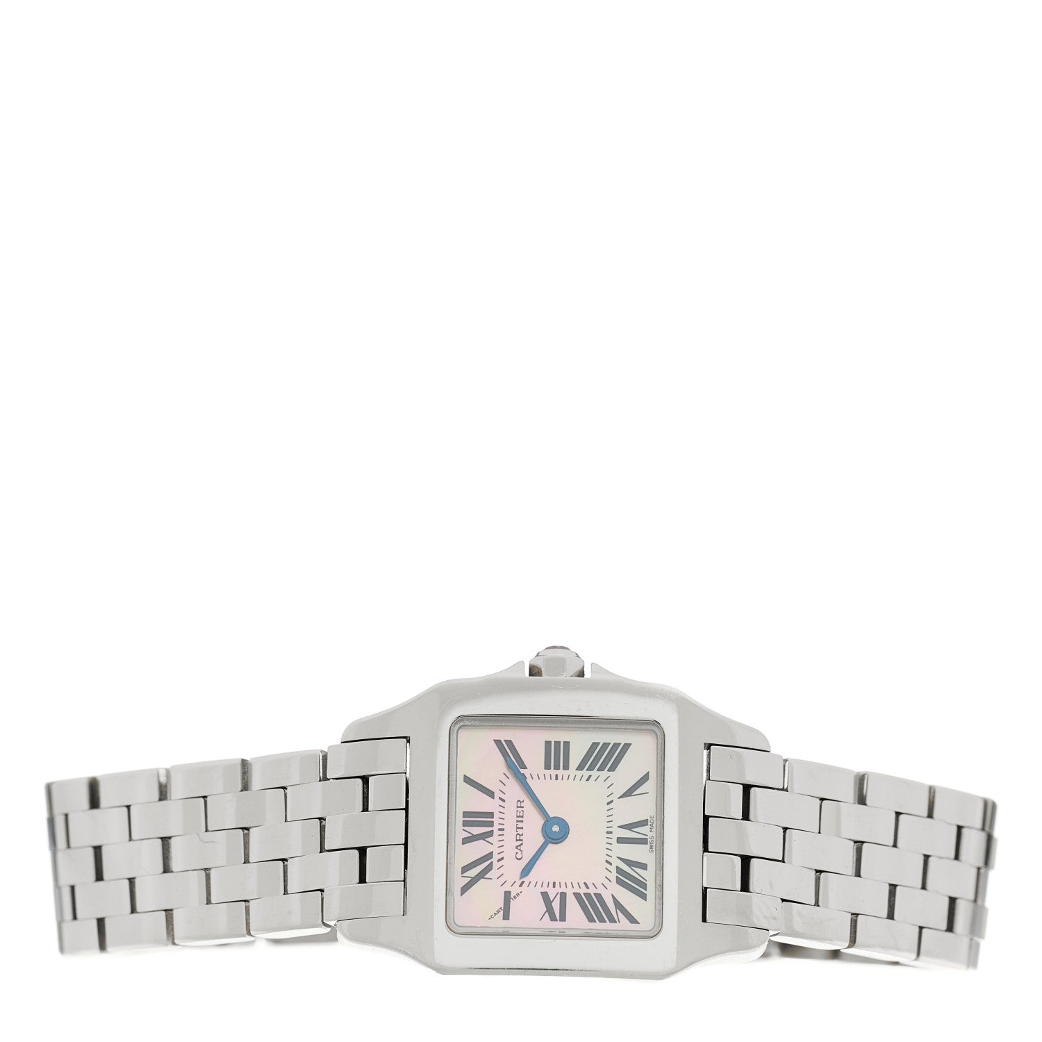 Cartier Stainless Steel 20mm Santos Demoiselle Quartz Watch 2 of 4