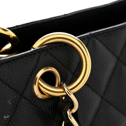 Chanel Caviar Quilted Grand Shopping Tote GST Black 13 of 17