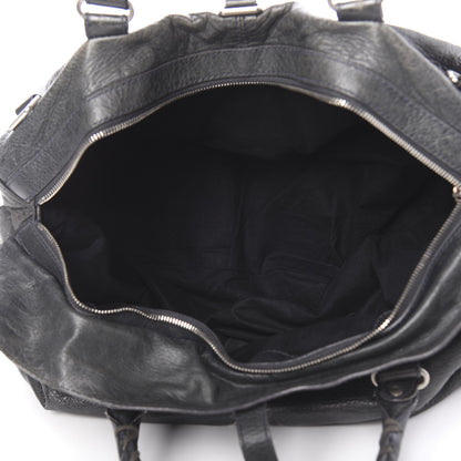 Balenciaga Agneau Classic Hardware Small Squash Duffel Bag Anthracite 6 of 24