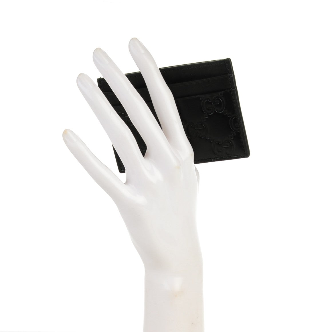 Guccissima Card Holder Black
