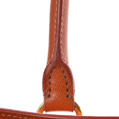 Prada Saffiano Lux Large Tote Papaya 18 of 18
