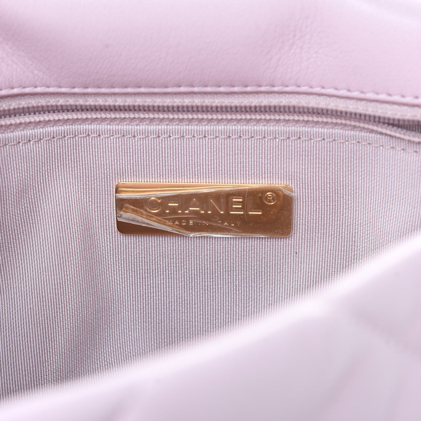 Lambskin Quilted Medium 19 Flap Light Pink