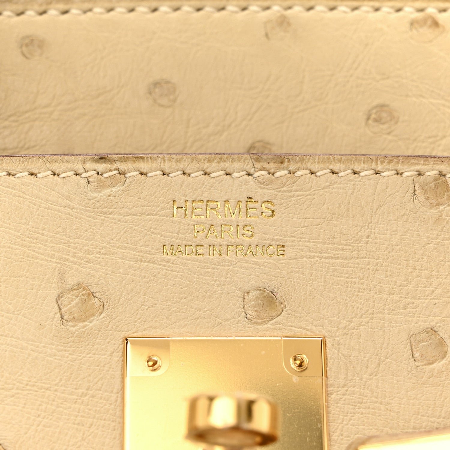 Hermes Ostrich Birkin 30 Parchemin 6 of 10