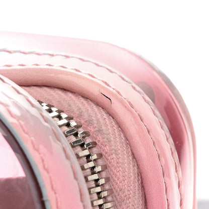 Chanel PVC Patent Calfskin Patent Lambskin Small CC Vanity Case Pink 11 of 11