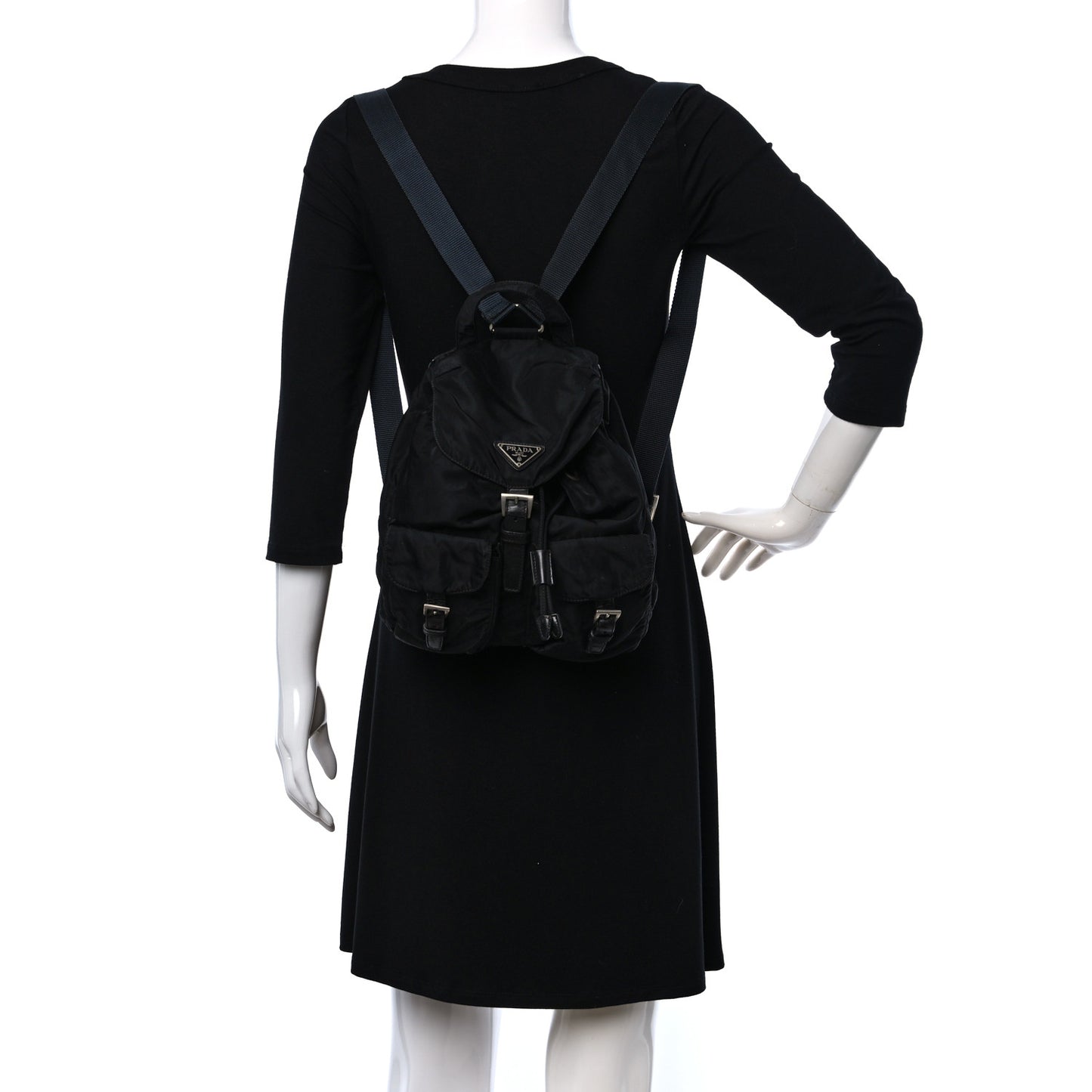 Tessuto Nylon Vela Backpack Black