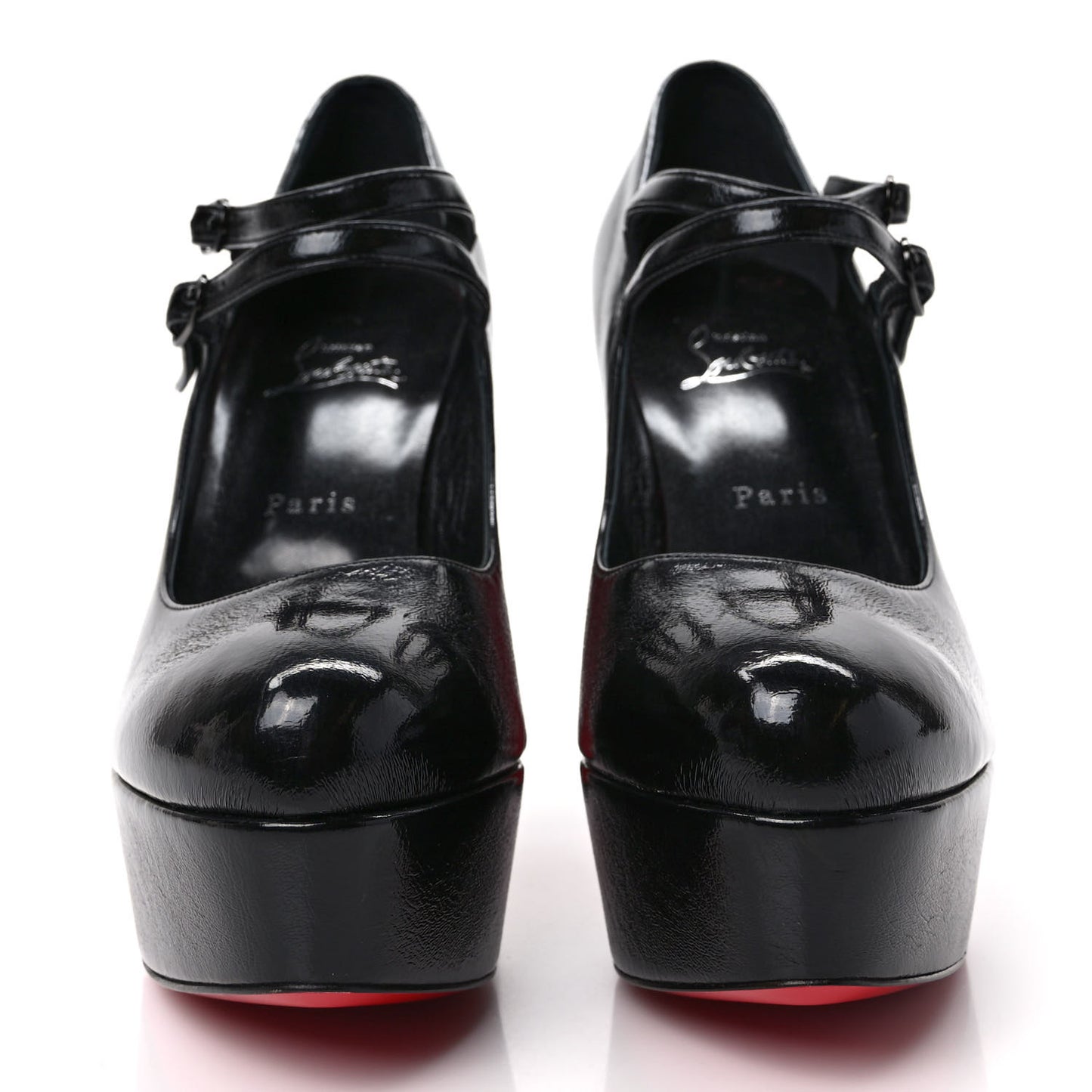 Patent Movida Jane 130 Platform Pumps 39 Black