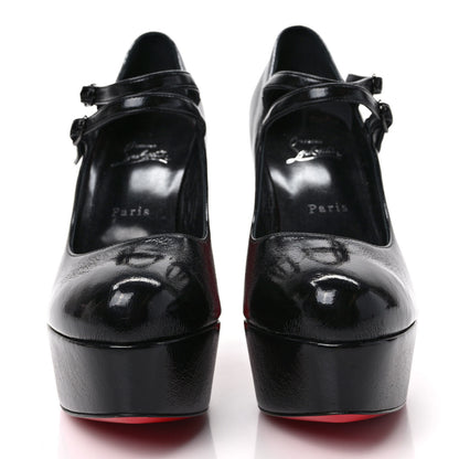 Christian Louboutin Patent Movida Jane 130 Platform Pumps 39 Black 2 of 8